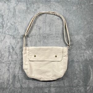 Hearth & Hand Magnolia Canvas Messenger Bag Crossbody Shoulder Bag Flap Closure